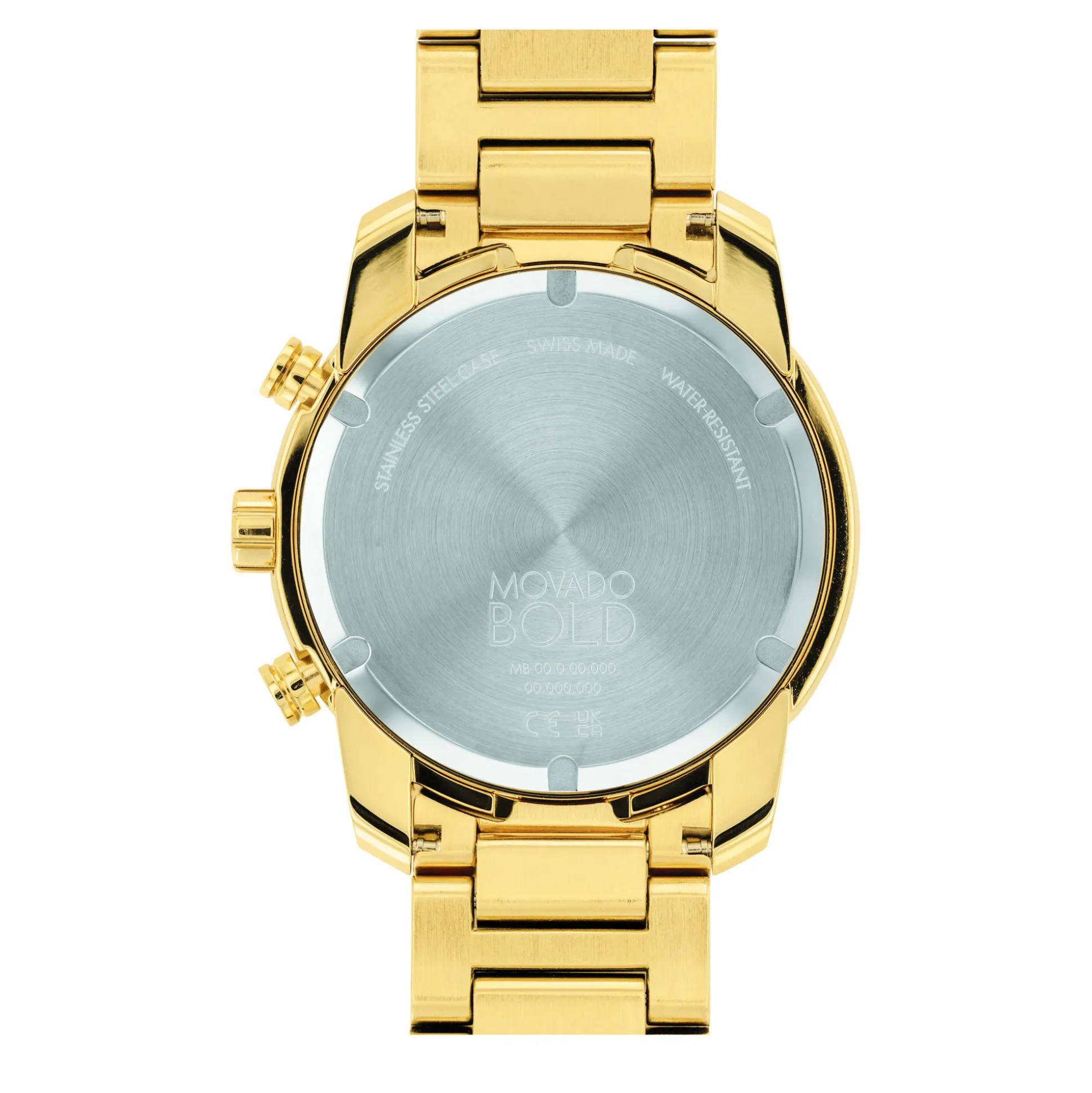 Verso Men's Watch In Yellow Gold-Tone Ion-Plated Stainless Steel, 44Mm