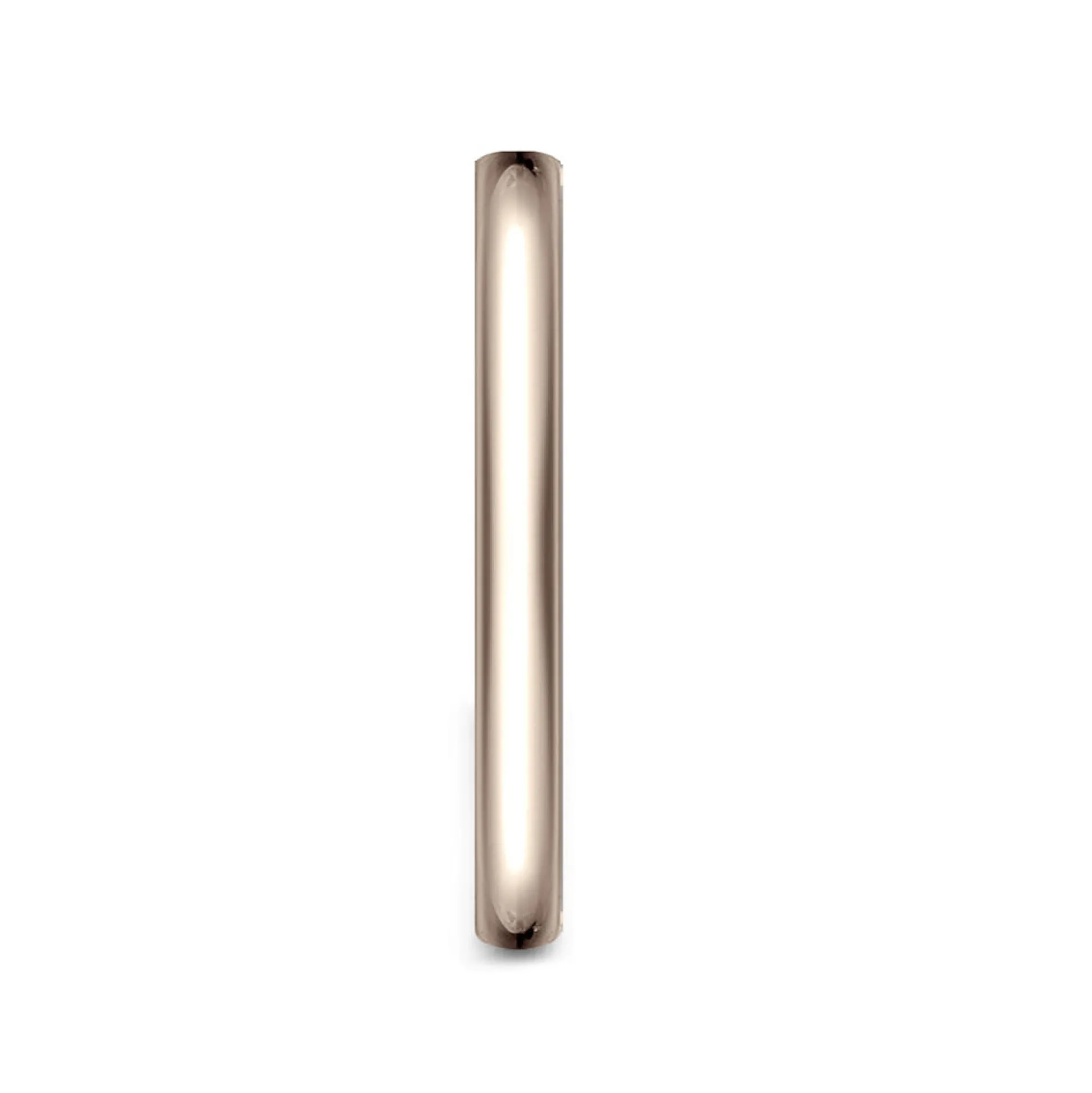 Wedding Band In 14K Rose Gold, 1Mm