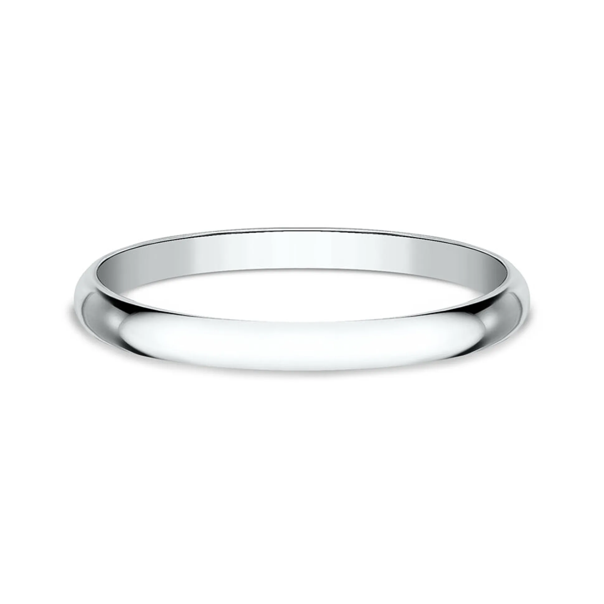 Wedding Band In 14K White Gold, 1Mm