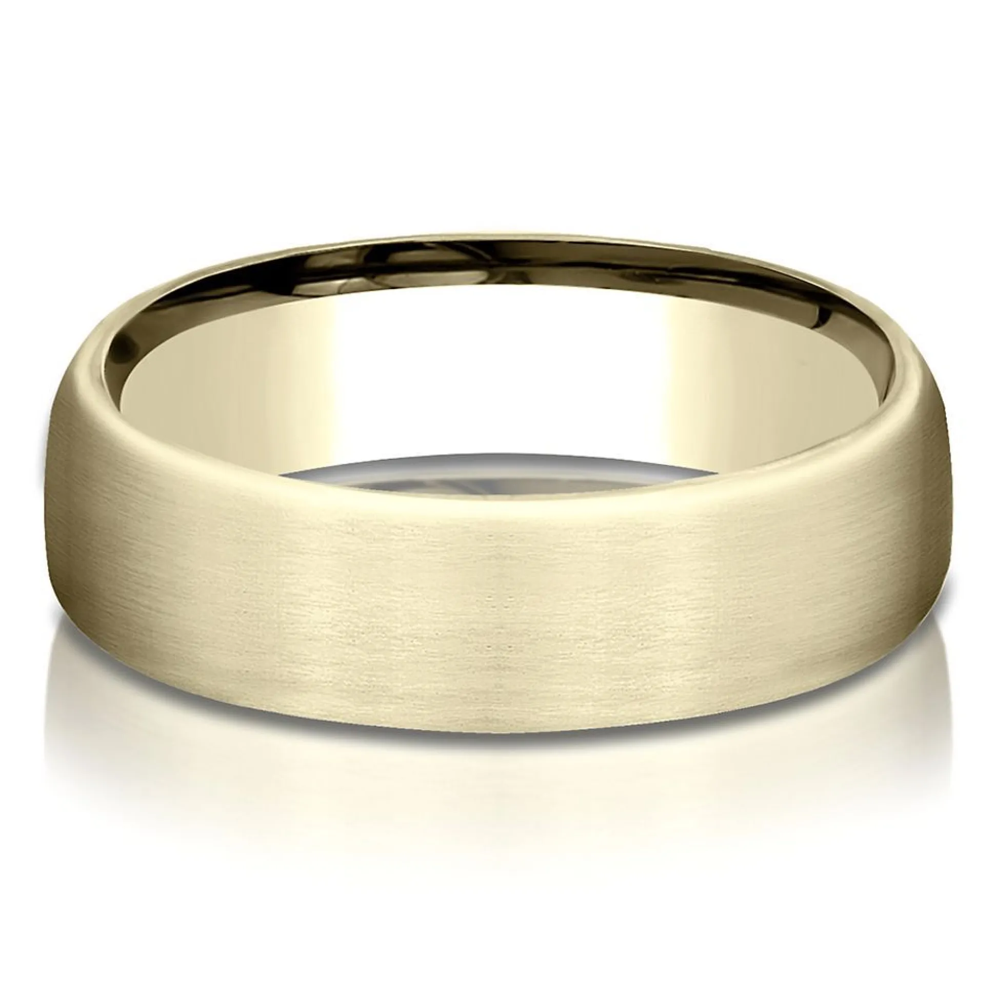 Wedding Band In 10K Yellow Gold, 6.5Mm